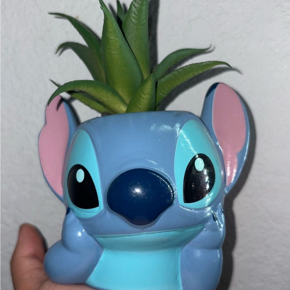 Disney Blue Stitch Planter